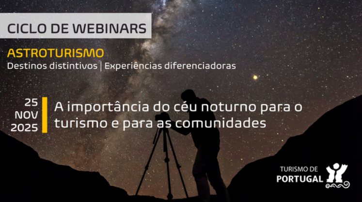 Webinar Astroturismo — a importância do céu nocturno