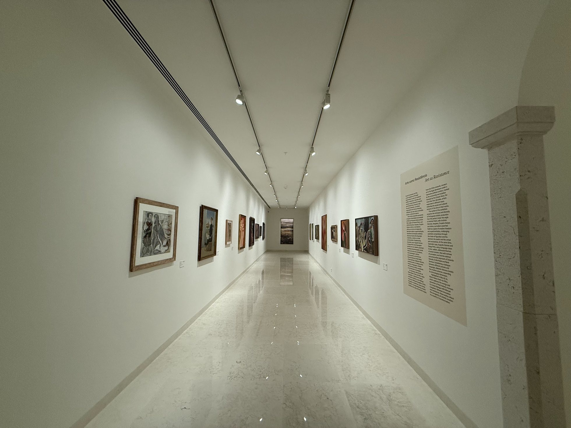 Iluminação de museus — projecto de Diana Del-Negro no Museu MACAM