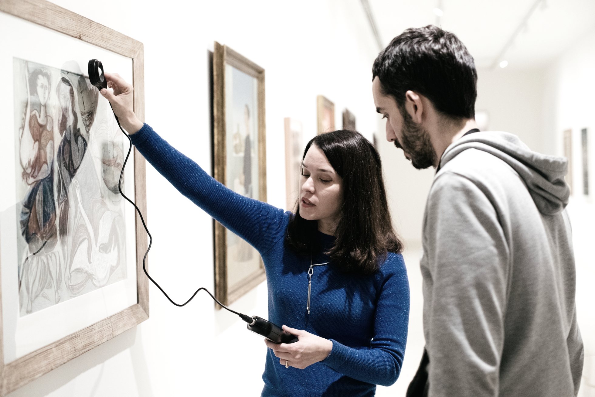 Diana Del-Negro at the MACAM Museum